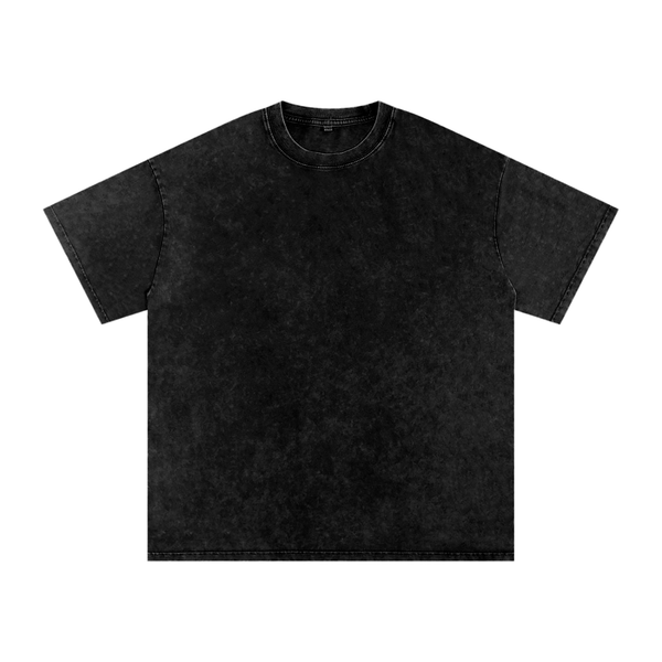 Waran Unisex Snow Washed Oversized Cotton T-Shirt