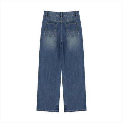 Women’s Vintage Wash Wide Leg Jeans