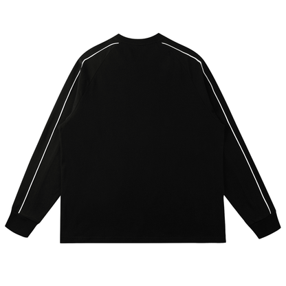 Waran Contrast Panel Raglan Sweatshirt