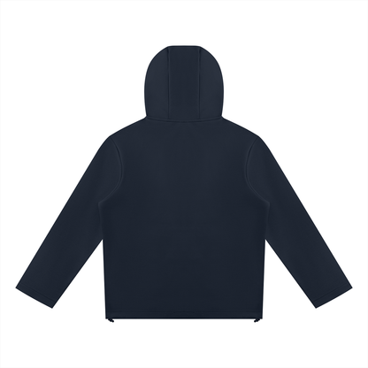 Unisex Paneled Full Zip Hoodie