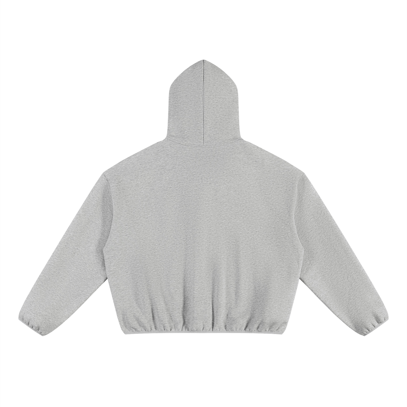 Unisex Boxy Piping Fleece Hoodie