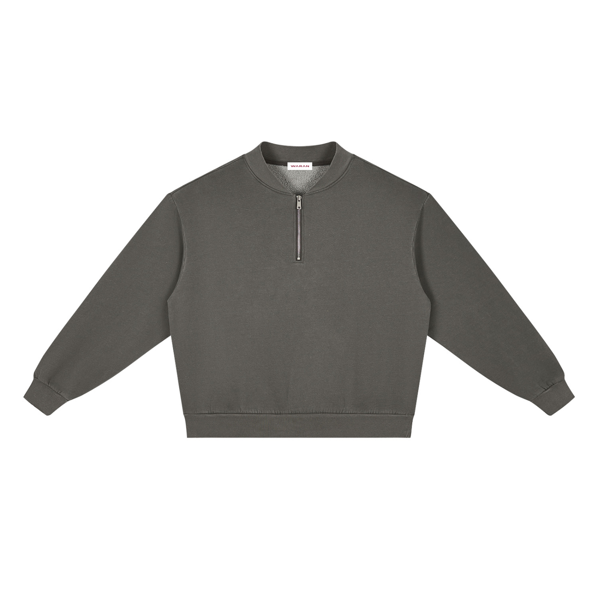 Vintage Wash Fleece Quarter Zip Sweatshirt