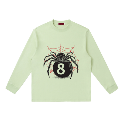 Crewneck Long-Sleeve T-Shirt | Spider eight