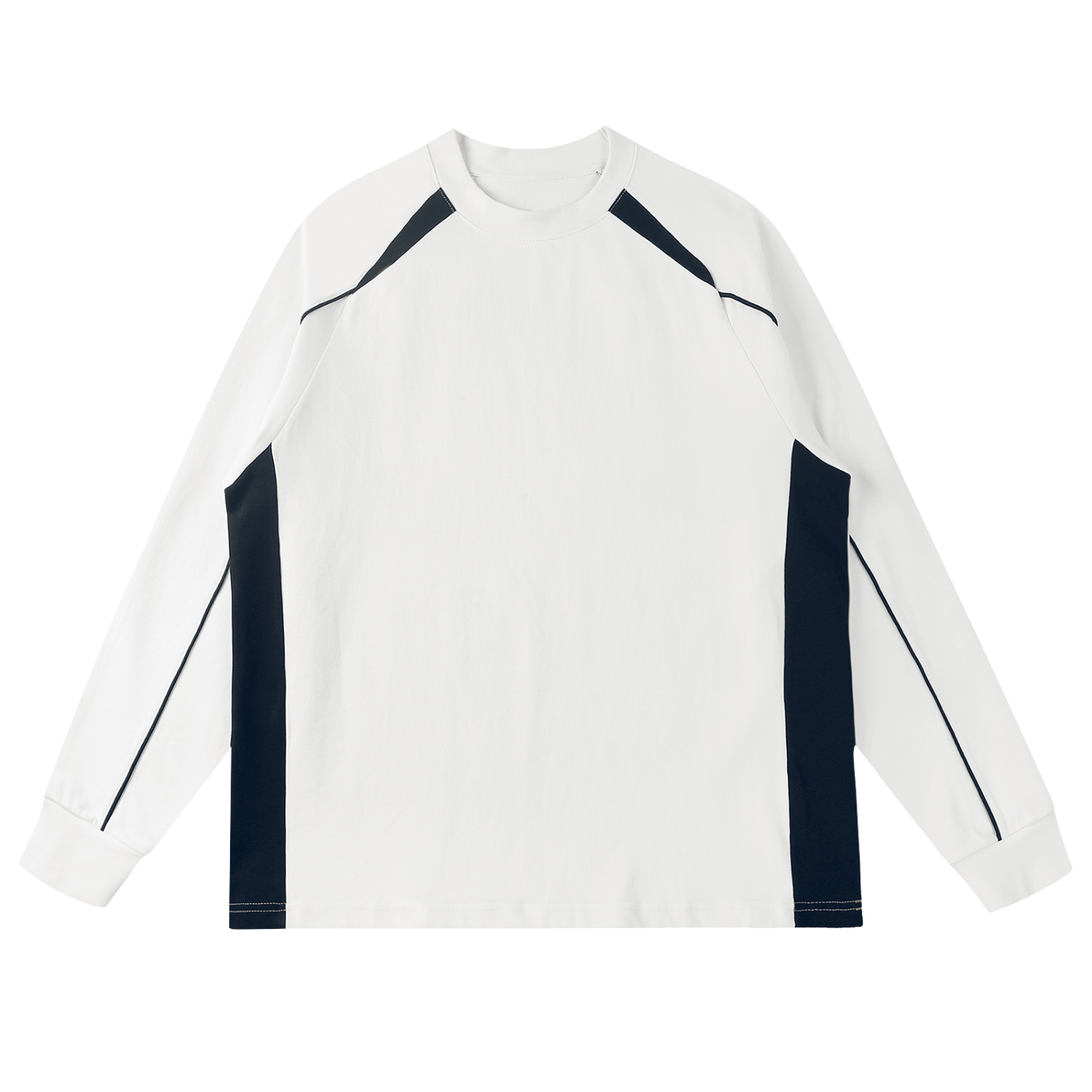 Waran Contrast Panel Raglan Sweatshirt