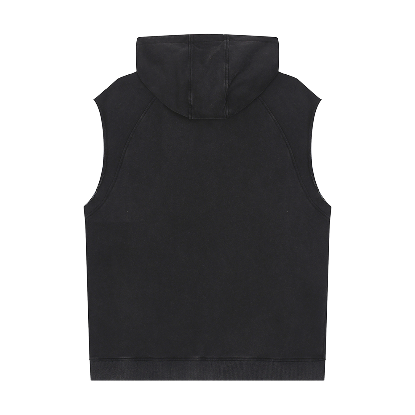 Sweat à capuche sans manches Waran délavé 320 g/m²