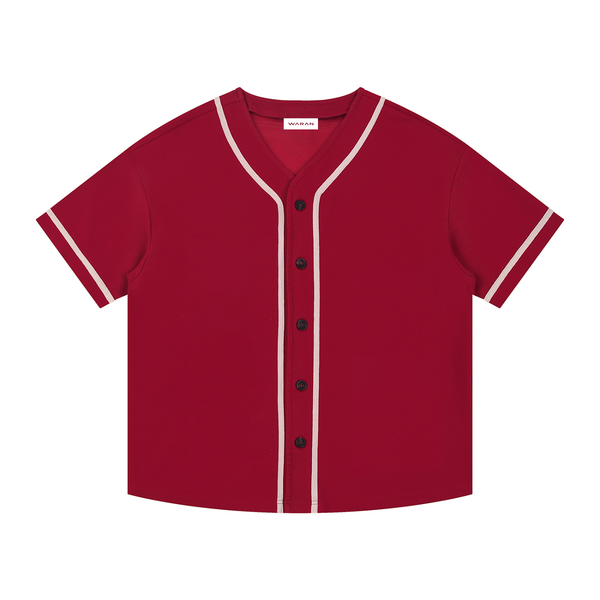 Waran Contrast Piped Button-Up Jersey
