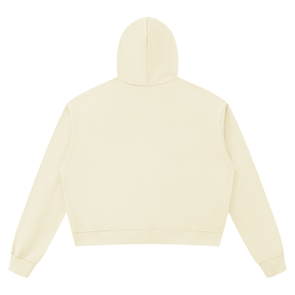 Unisex Boxy Raw Edge Hoodie