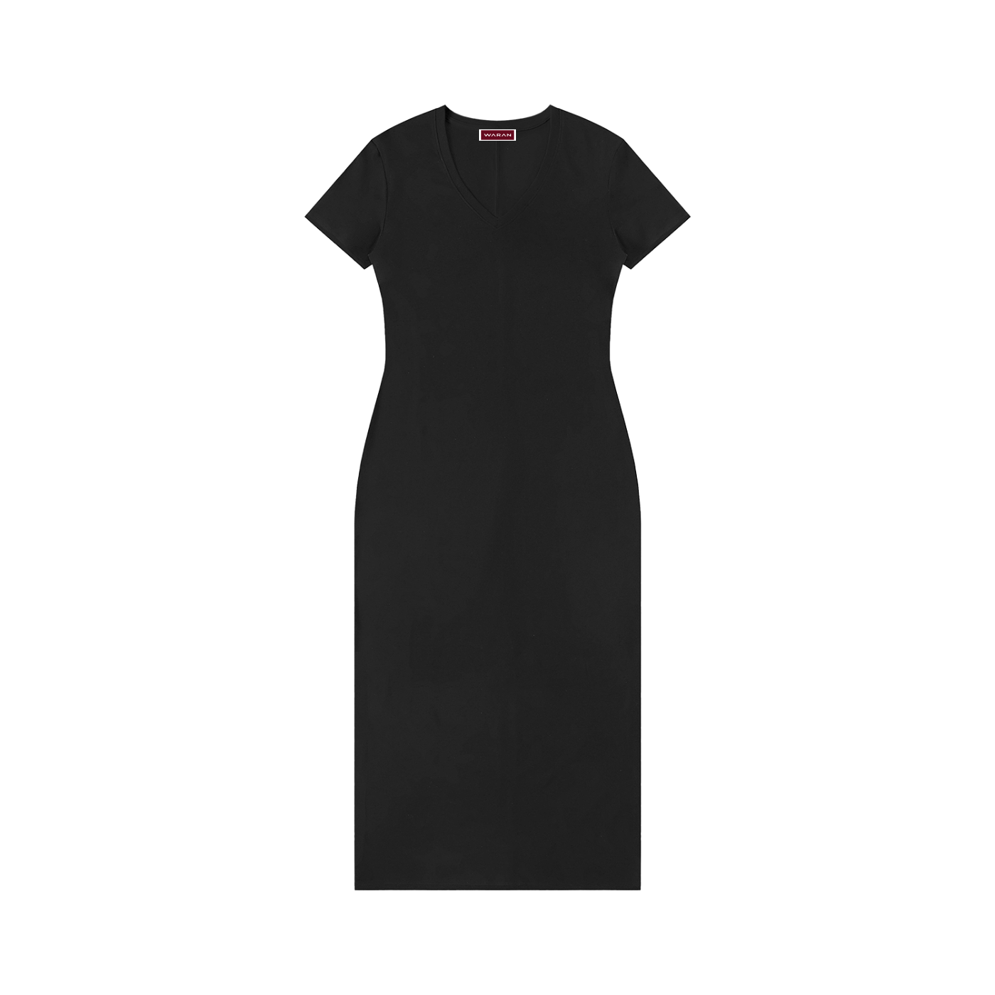 Women's V-Neck Short Sleeve Maxi Dress