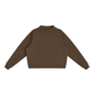 Fleece Mock-Neck Crew Sweatshirt NW
