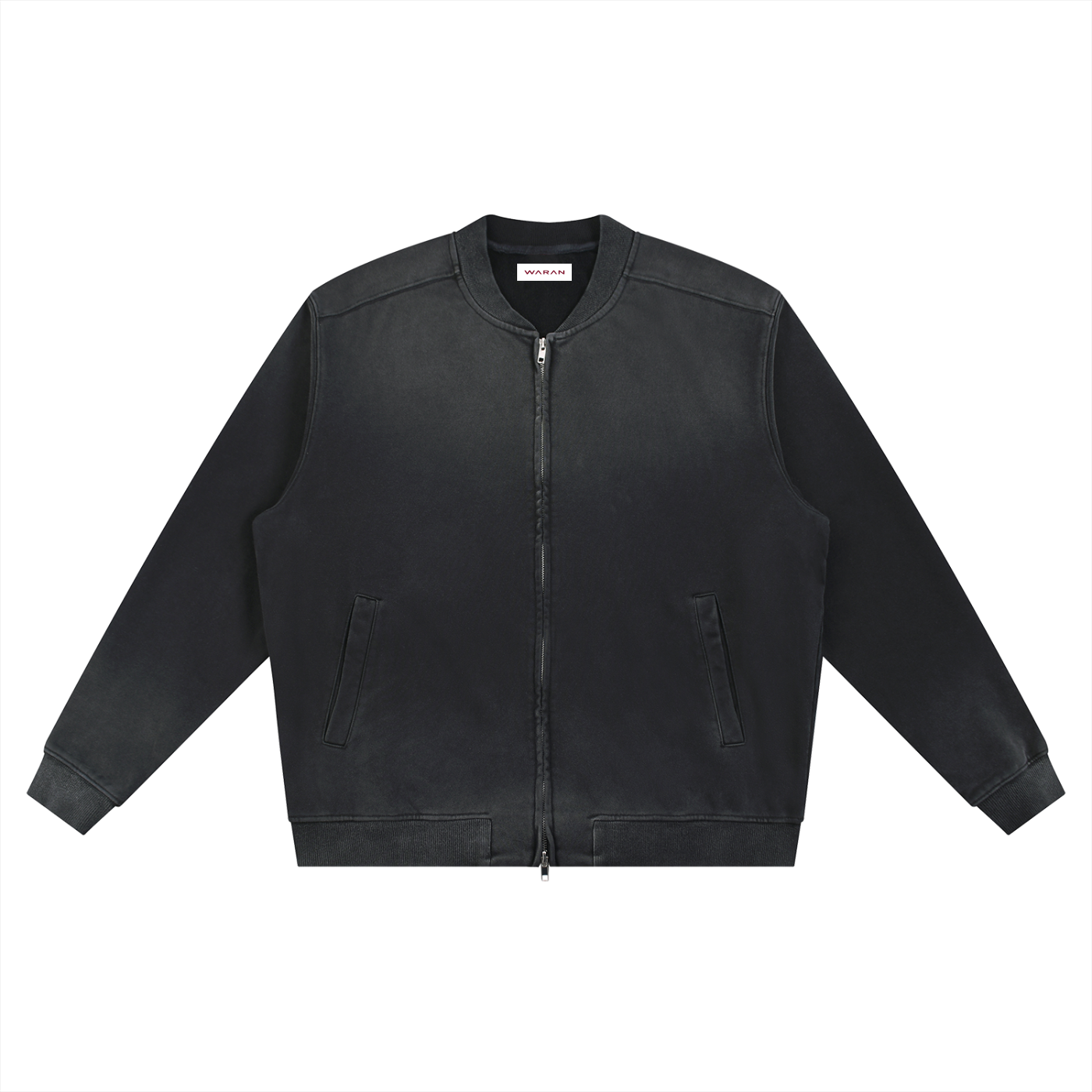 Sun Fade Heavyweight Baseball Jacket