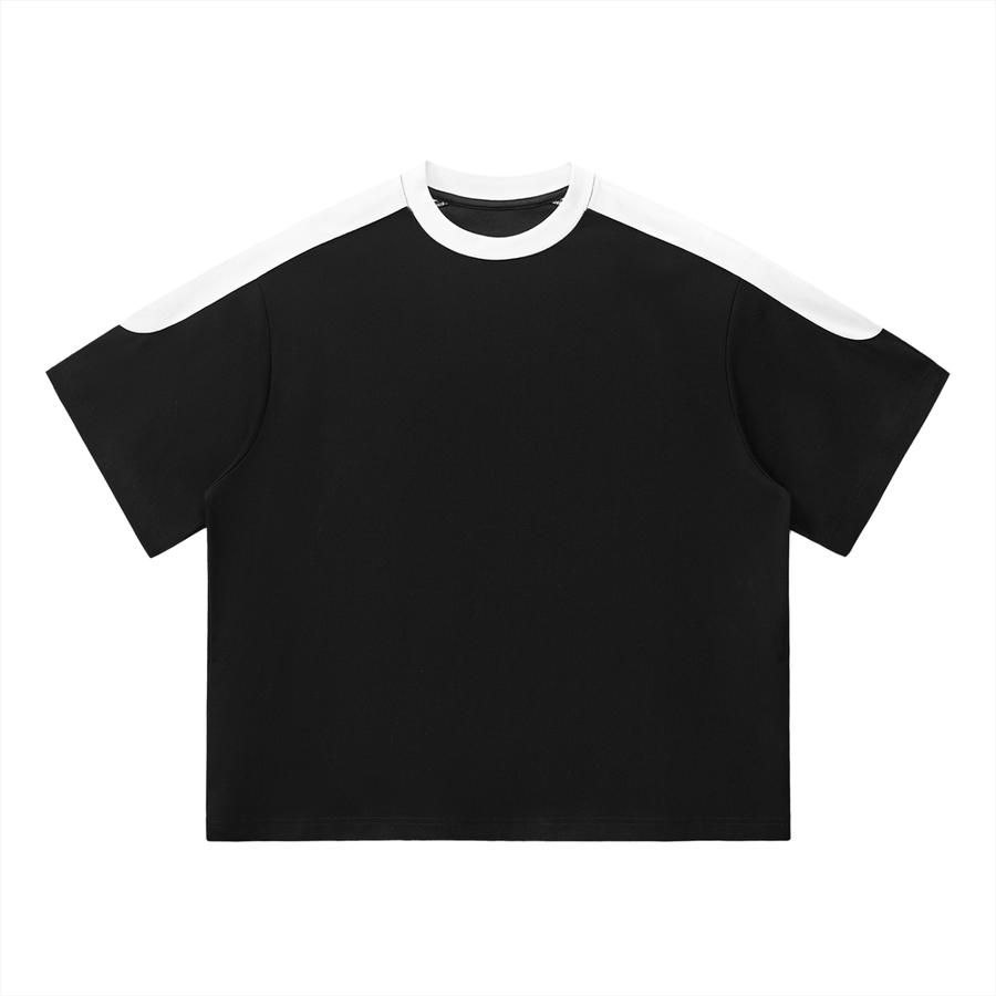 Waran Unisex Color Block Oversized T-Shirt