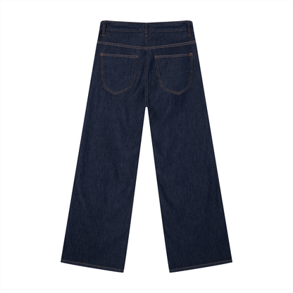 Men's Loose Fit Wide Leg Jeans