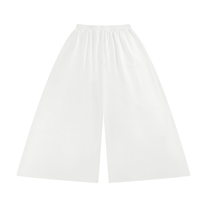 Women's Raw Edge Wide Leg Sweatpants