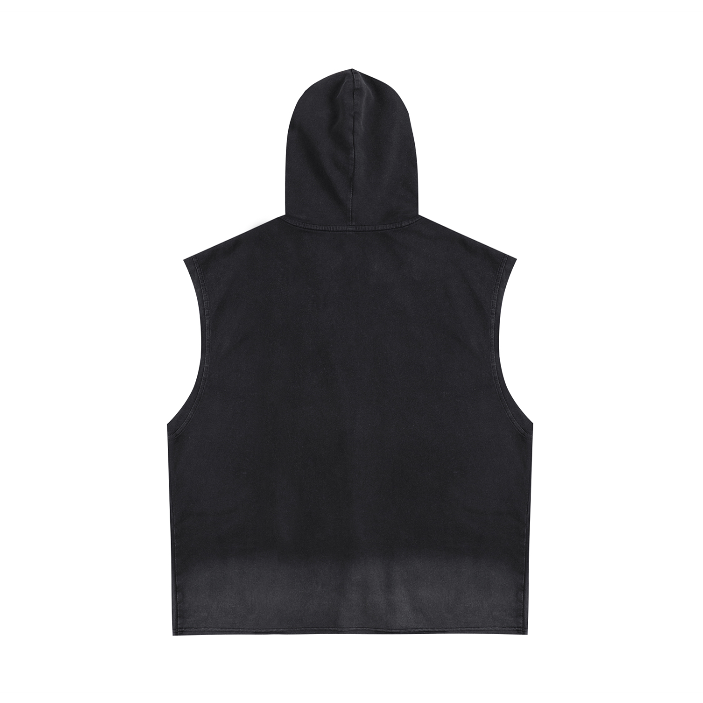 Débardeur à Capuche Zippé Lavé Waran Vintage 240GSM
