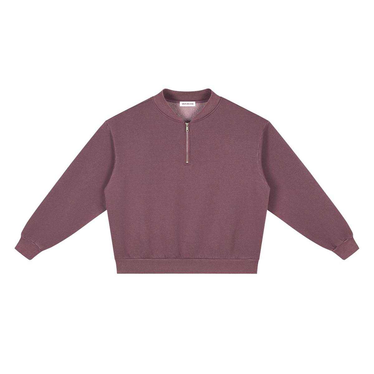 Vintage Wash Fleece Quarter Zip Sweatshirt