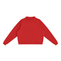 Fleece Mock-Neck Crew Sweatshirt NW
