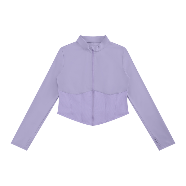 Veste de Yoga Ajustée Zippée pour Femmes
