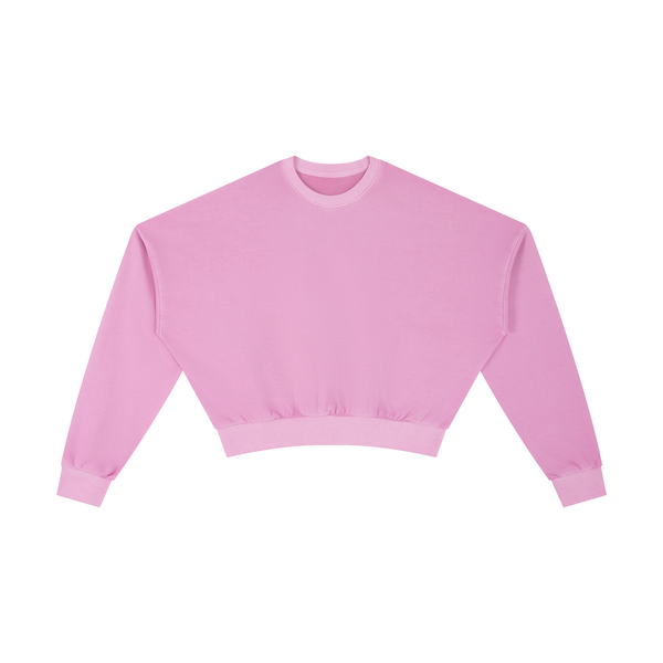 Sweat-shirt court délavé Waran Vintage