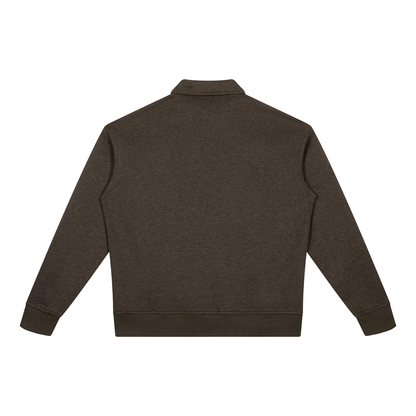 Unisex Boxy Quarter-Zip Sweatshirt
