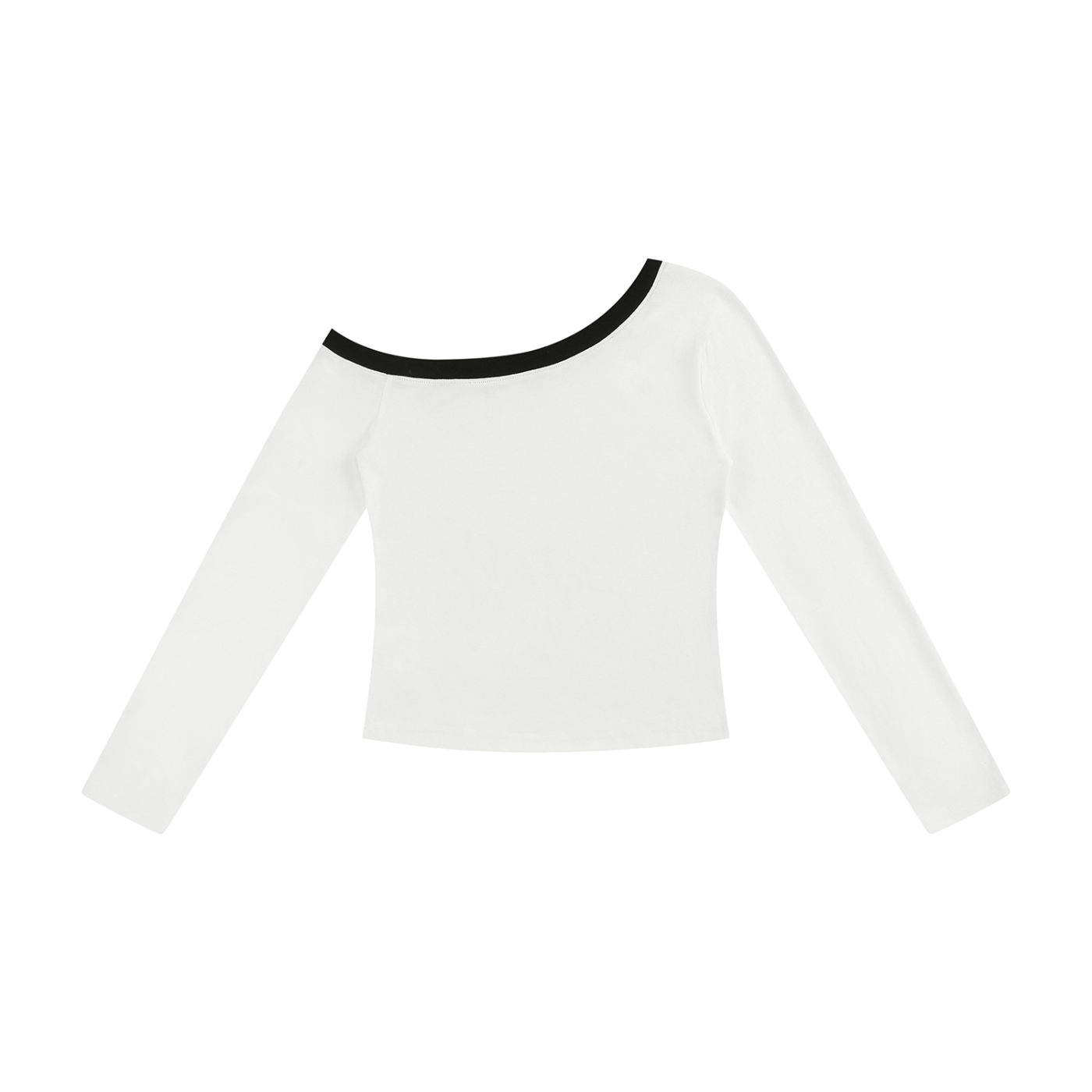 Women’s Color Block Off-the-Shoulder T-Shirt
