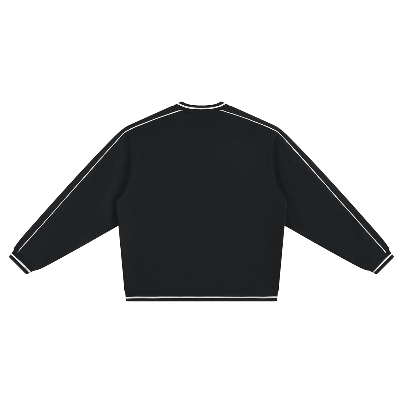 Unisex Color Block V-Neck Sweatshirt