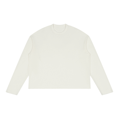 Unisex Raw Edge Long Sleeve T-Shirt