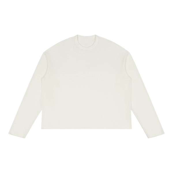 Waran Unisex Raw Edge Long Sleeve T-Shirt