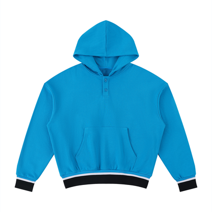 Unisex Oversized Color Block Boxy Hoodie