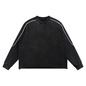 Waran Mineral Wash Piping Raw Hem Sweatshirt
