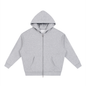 Unisex Loose Solid Full Zip Hoodie