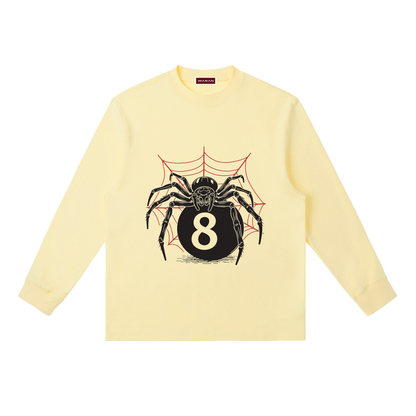 Crewneck Long-Sleeve T-Shirt | Spider eight