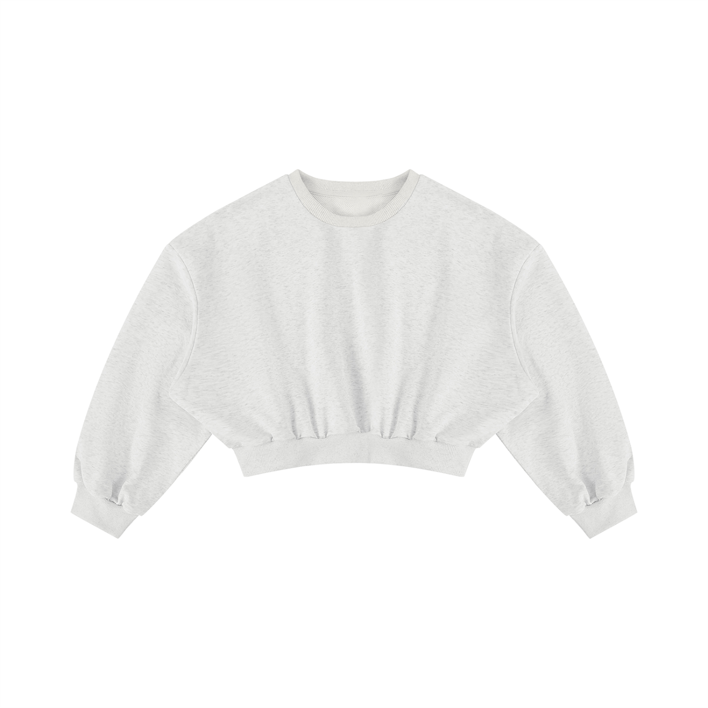 Women's Boxy Cropped Crewneck Sweatshirt