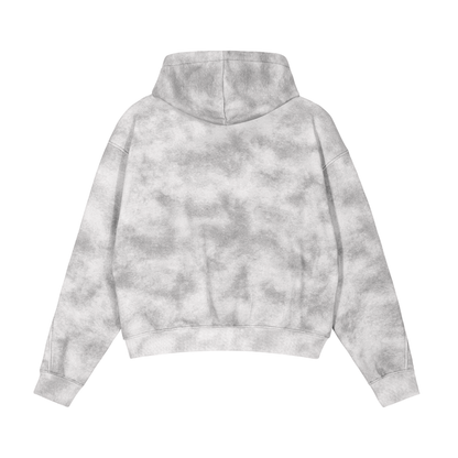 Waran Sweat à capuche zippé en polaire délavé 410 GSM