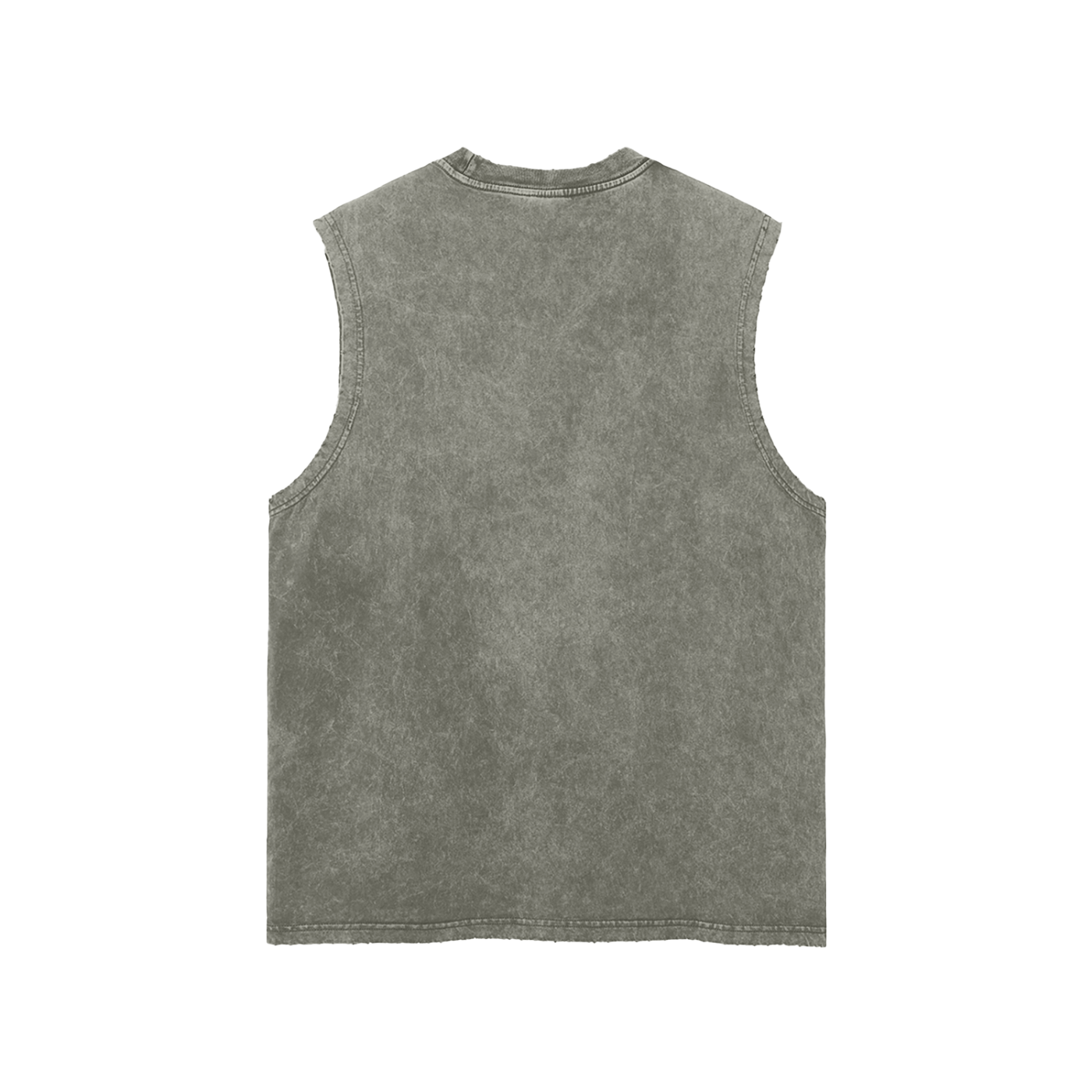Waran Snow Washed Frayed Hem Tank Top 275GSM