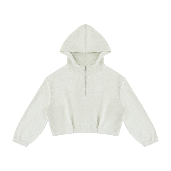 Waran Women’s Boxy Quarter-Zip Hoodie