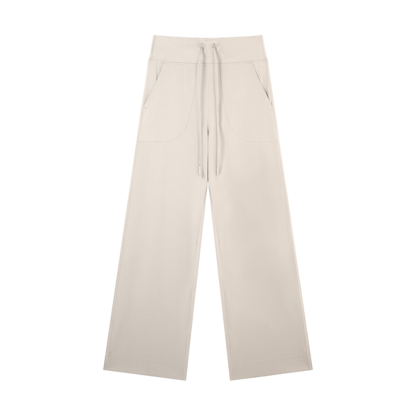 Pantalon de yoga droit taille haute pour femme