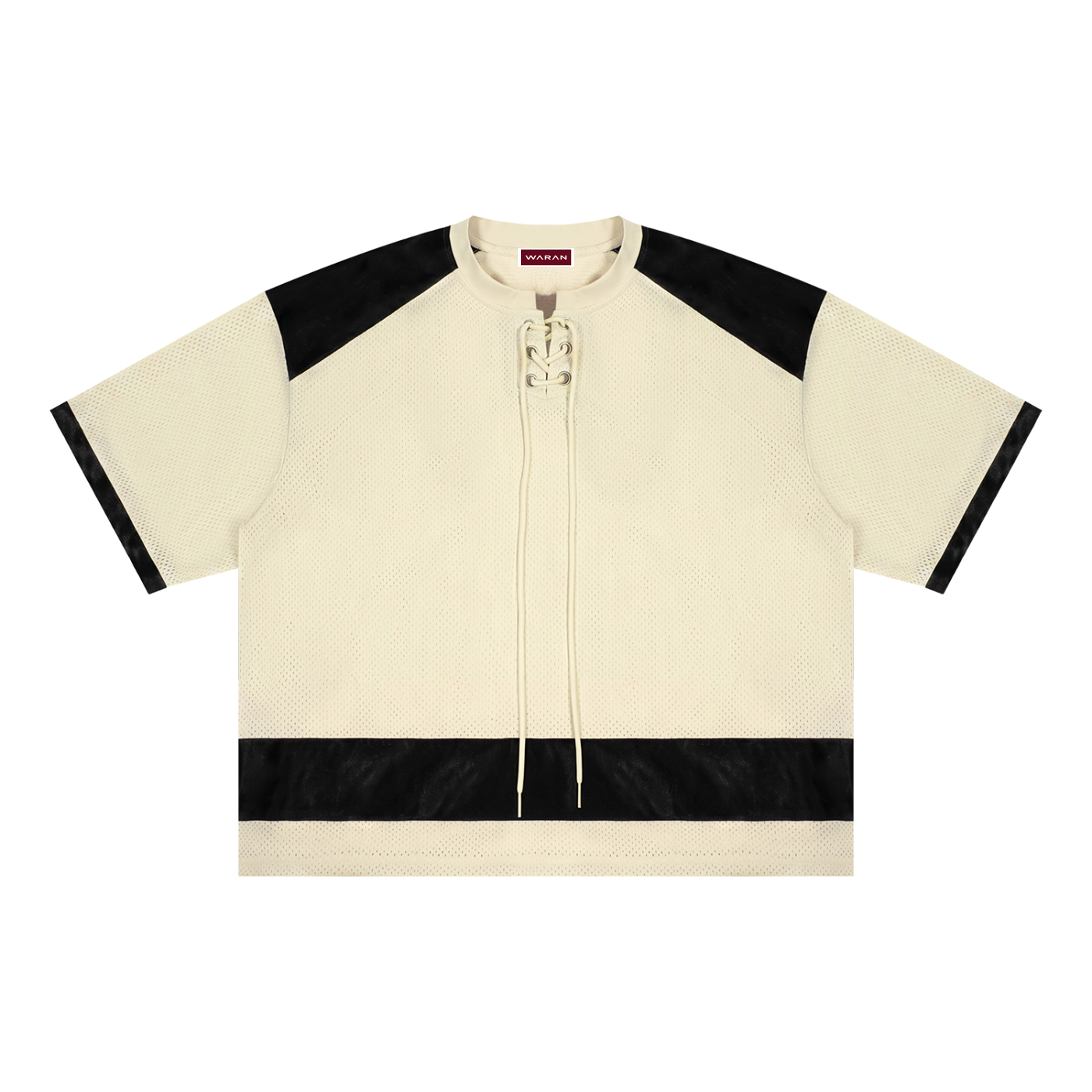 Unisex Raglan Sleeve Mesh Boxy T-Shirt
