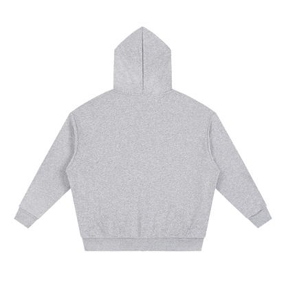 Waran Unisex Loose Solid Full Zip Hoodie