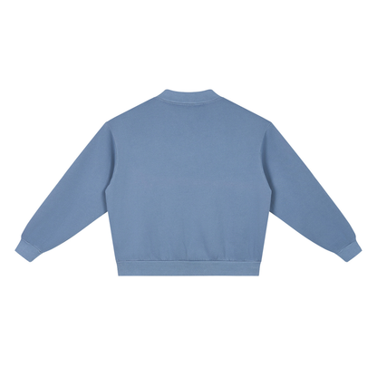 Vintage Wash Fleece Quarter Zip Sweatshirt