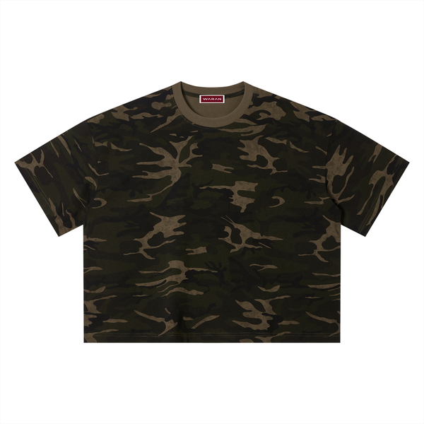 Waran Unisex Camo Boxy T-Shirt