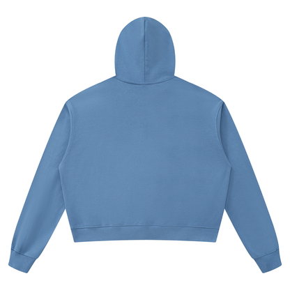 Unisex Boxy Raw Edge Hoodie