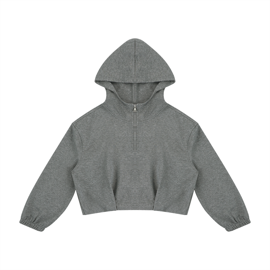 Waran Women’s Boxy Quarter-Zip Hoodie