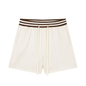Unisex Striped Drawstring Shorts