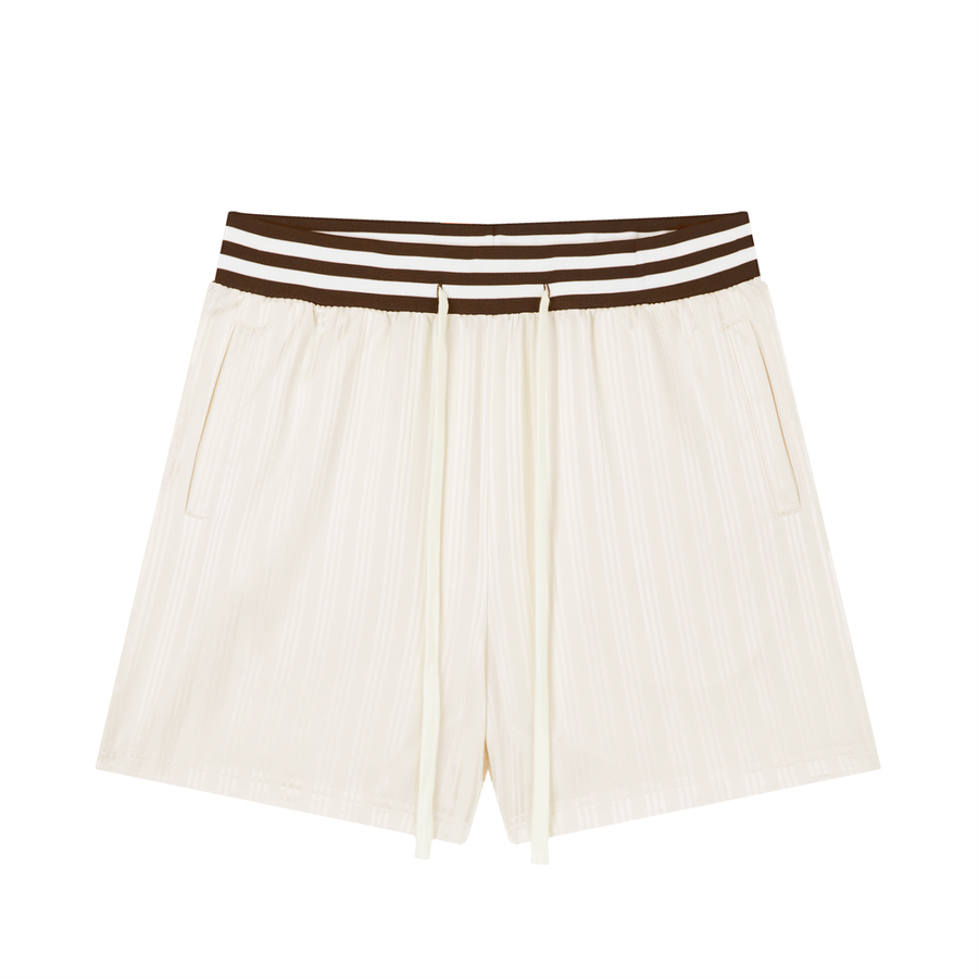 Waran Unisex Striped Drawstring Shorts
