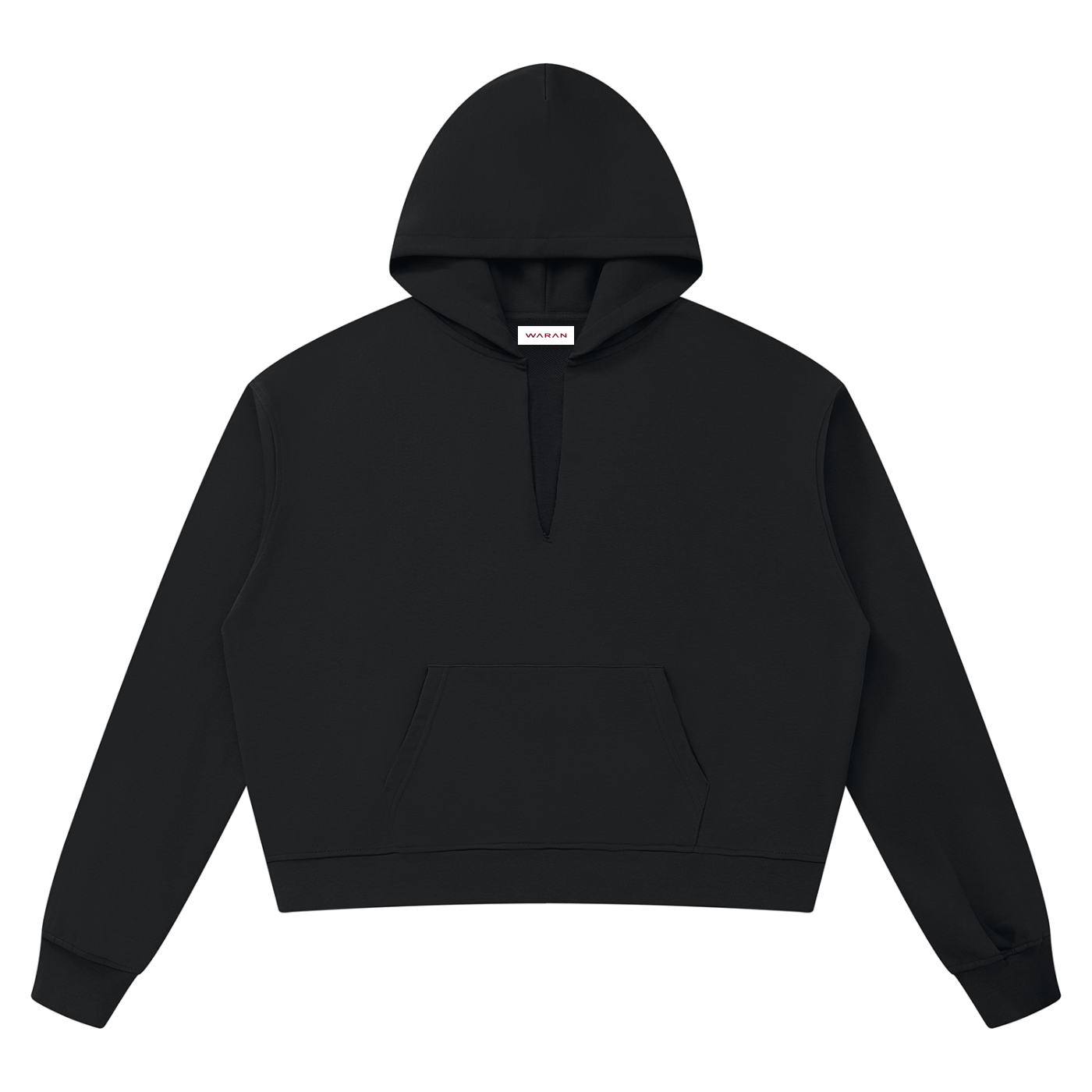 Unisex Boxy Raw Edge Hoodie