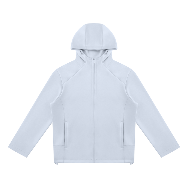 Waran Unisex Paneled Full Zip Hoodie