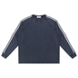 Snow Washed Contrast Tape Sweatshirt
