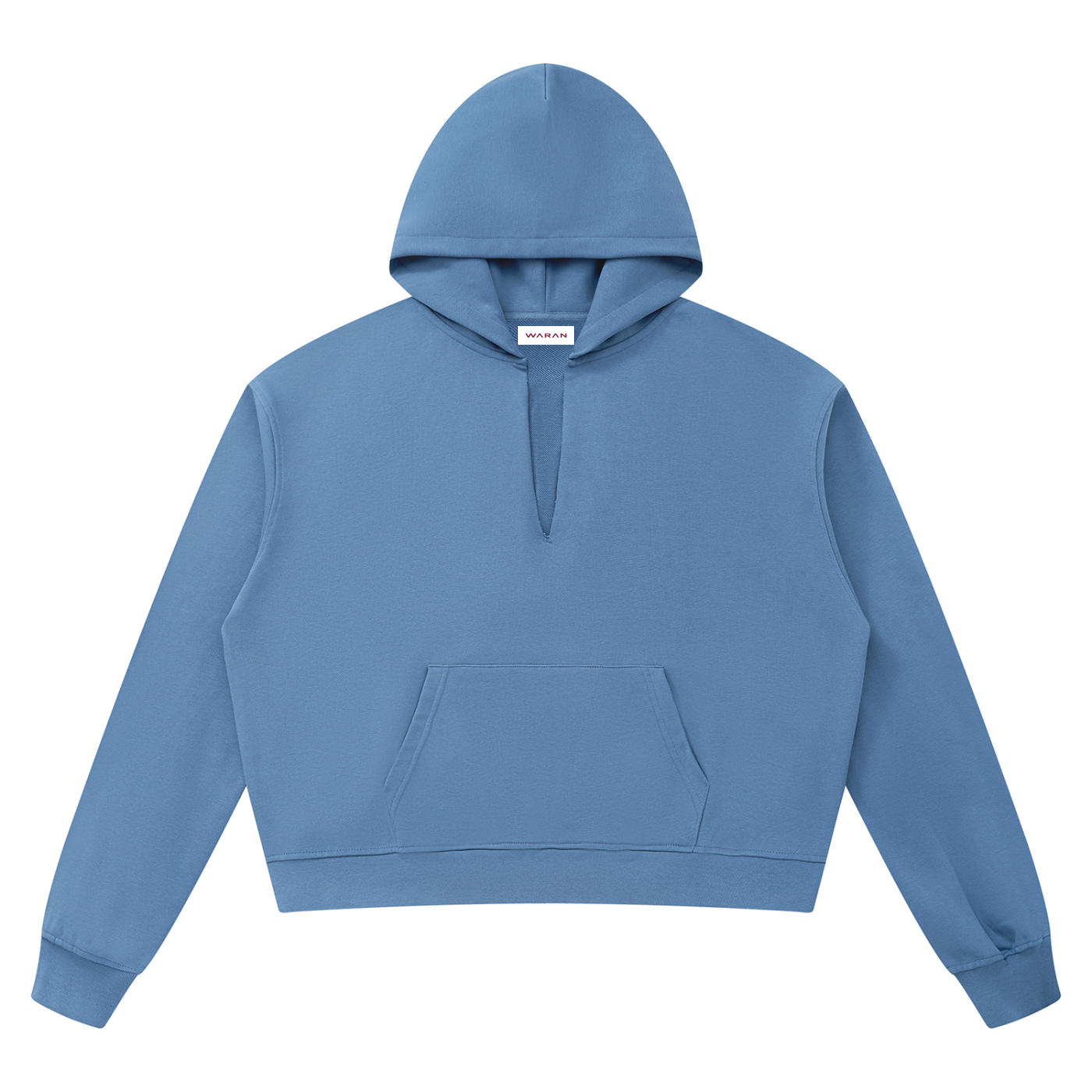 Unisex Boxy Raw Edge Hoodie