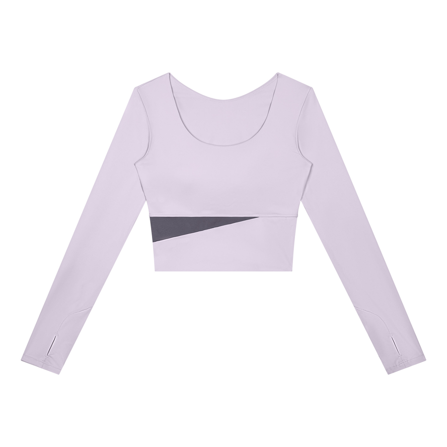 Waran Women’s Panelled Long Sleeve Yoga T-Shirt