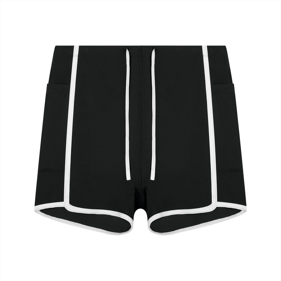 Waran Women’s High Rise Color Block Yoga Shorts
